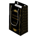 Search for art deco gift bags Black and gold