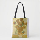 Recherche de sunflower tote bags Van gogh