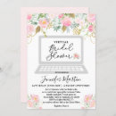 Search for zoom bridal shower invitations Floral