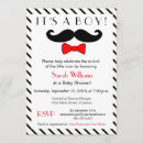 Search for bowtie baby shower invitations Moustache