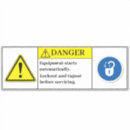 Search for safety stickers Danger