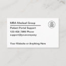 Recherche de patient cartes visite Médical