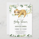 Recherche de cute sloth invitations Mignon