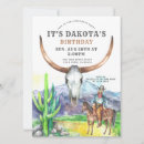 Search for western birthday invitations Desert