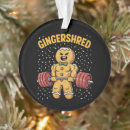Search for funny gingerbread man ornaments Festive