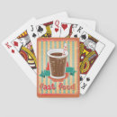 Search for fast food playing cards Background