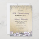 Search for flower 50th anniversary invitations Floral