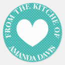 Recherche de pois de turquoise autocollants Pour elle