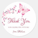 Search for cherry blossom thank you stickers Elegant
