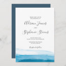 Search for blue ombre wedding invitations Watercolor