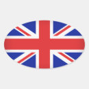 Recherche de drapeau en forme de autocollants Britannique