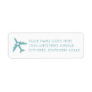 Search for passport return address labels Airplane