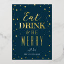 Search for eat drink and be merry cards Typography