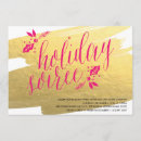 Search for new year seasonal invitations Gold