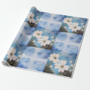 Search for dogwood wrapping paper Blue