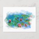 Recherche de peintures de nénuphar cartes postales Nénuphars