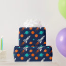 Search for science fiction wrapping paper Outer space