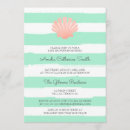 Search for coral mint invitations Stripes