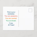 Search for anonymous postcards Encouragement