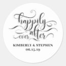 Search for fairy tale wedding stickers Happily ever after