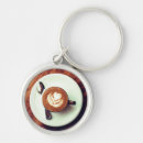 Recherche de porte clé de café porteclés Cappuccino