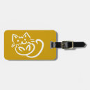 Search for cats luggage tags Cartoon