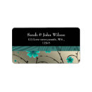 Search for aqua return address labels Flowers