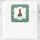 Search for irish setter stickers Santa claus