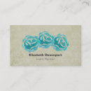 Recherche de damassé turquoise cartes visite Vintage