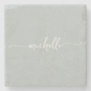 Search for monogram coasters Calligraphy script