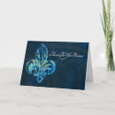 Search for fleur de lis thank you cards Black