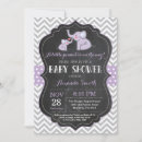 Search for purple grey baby shower invitations Gender neutral