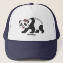 Recherche de panda casquettes Illustration