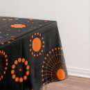Search for black and orange halloween tablecloths Geometric
