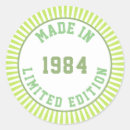 Search for made in 1984 stickers Retro