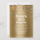Recherche de surprise 50th anniversaire invitations Fête d'anniversaire