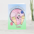 Search for happy sister easter cards Bunny