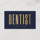 Recherche de dentiste bleu cartes visite Élégant