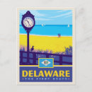 Recherche de état du delaware cartes postales Illustration
