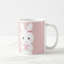 Recherche de lapin heureux tasses Rose