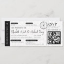 Search for black and white ticket invitations Travel