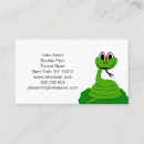 Recherche de reptil visitenkarten Serpents