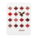 Recherche de drapeau du canada magnets Rouge