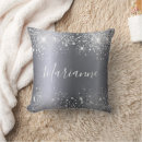 Search for silver pillows Girly