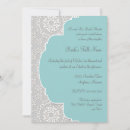 Search for elegant peacock bridal shower invitations Damask
