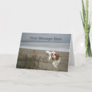 Recherche de cavalier vœux cartes Dog