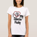 Search for siberian husky tshirts Black and white