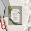 Recherche de peacock feather invitations Élégant