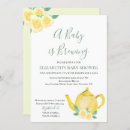 Search for gender neutral tea party invitations Yellow