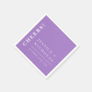 Search for lavender wedding napkins Trendy